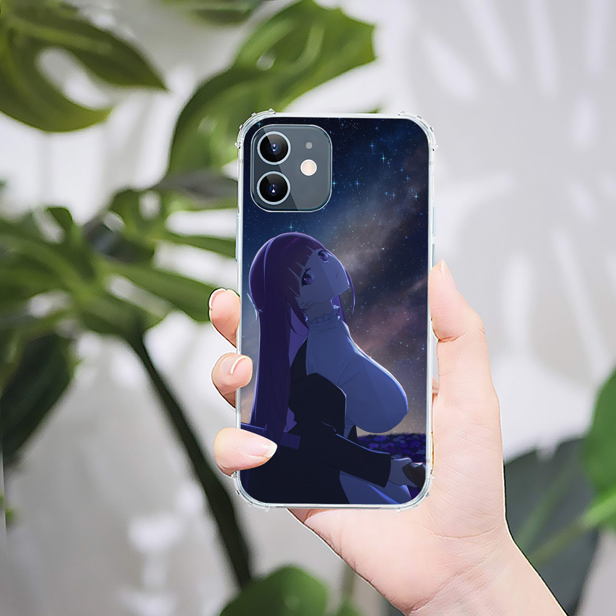 （画像用） 葬送のフリーレン Frieren 【iPhone 12シリーズ対応】透明スマホケース（クリアソフトケース）